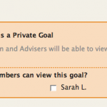 Private Goals now available in PlanHQ